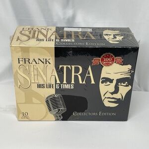 Vintage Frank Sinatra “His Life & Times” 10 VHS Collector’s Edition Set (opened)